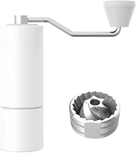 TIMEMORE Chestnut C2 Manual Coffee Grinder White Stainless Steel Conical Burr with Carry Case and Cleaning Brush
