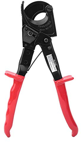 Ratschenkabelschneider, 240 mm² Kabelschneider, hochfester Massivdraht für einfache Bedienung Litzendraht Kupfer-Aluminiumkabel(HS-325A)