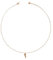 Rue des Mille Girocollo Donna Argento 925 Catena e Corno Zirconi Oro Rosa | Collana Donna Argento 925 | Collana Argento Donna Finito a Mano Nei Dettagli Con Una Potente Carica Sentimentale