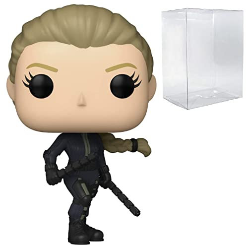 POP Marvel: Hawkeye - Yelena Belova [Black Widow] Funko Vinyl Figure (Bundled with Compatible Box Protector Case)