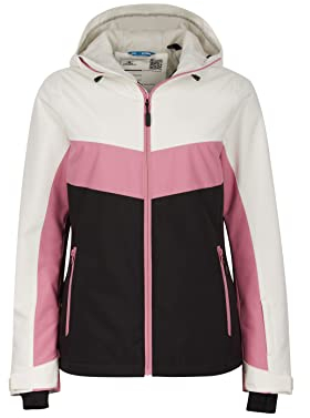 O'Neill Europe APLITE Jacket Giacca da Neve, Abbigliamento per Sport all'Aria Aperta, Snow White Colour Block, M da Donna