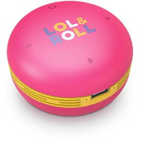 Energy Sistem LOL&Roll Pop Kids Speaker (Tecnología inalámbrica Bluetooth 5.0, Music Share, Control de Volumen, 5 W) - Rosa