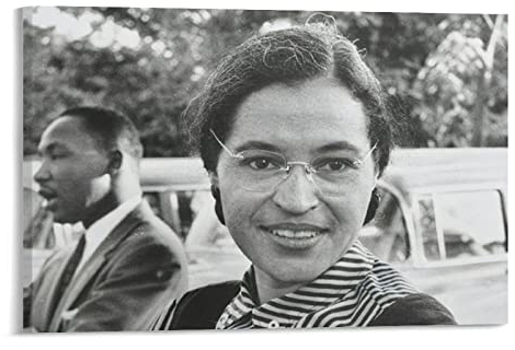 Rosa Louise McCauley Parks Poster Wandkunst Bild Gemälde Poster Leinwand Druck Poster Kunstwerke Raumdekoration 20 x 30 cm