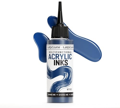 KAMENSKAYA - Tintas acrílicas para artistas - Tinta acrílica 'agua profunda', 3.38 Fl Oz (100 ml)