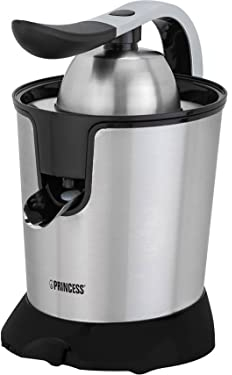 Spremiagrumi PRINCESS 1000 W INOX con leva diretta al bicchiere