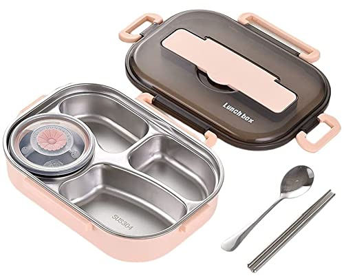 PRATYAHARA 1.5L Bento Boxes for Student, Thermal Insulation Bento Lunch Box Tableware Set,Lunch Containers Lunch Box,2