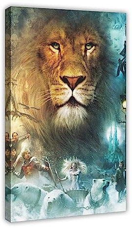 Berühmte Filmkunst-Poster, Die Chroniken von Narnia, der Löwe, die Hexe und der Kleiderschrank, Leinwand-Poster, Wandkunst, Dekordruck, Bild, Gemälde für Wohnzimmer, Schlafzimmer, Dekoration,
