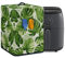 Jndtueit Monstera - Funda de tela para horno para freidoras de aire, hojas de dibujos animados, universal, herramientas y accesorios de cocina, lavable, duradero, verde