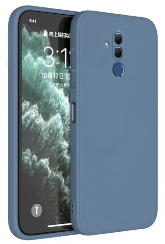 Topme Funda para Huawei Mate20 Lite (6.3 Inches) Carcasa Caja Case Estuche, Funda Protectora de Piel de Silicona TPU - Lavanda Gris