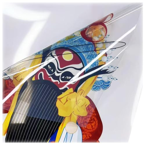 GSHUR 10 fogli di pellicola adesiva in vinile, 100% trasparente, autoadesiva, per stampanti laser e a getto d'inchiostro, in vinile stampabile, per stampanti a getto d'inchiostro A4, per Cricut,