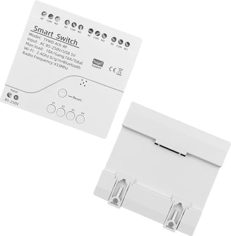 Hsthe Sea Tuya Smart Switch WiFi DIY Temporizador 220V RF Módulo de Control de Voz 4CH Tuya Módulo