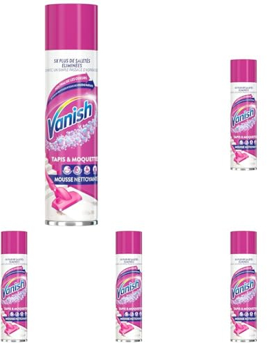 Vanish Nettoyant Tapis et Moquette - Détachant 600 ml (Lot de 5)