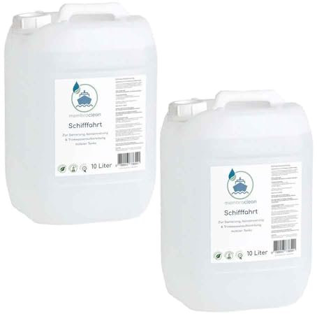 2x 5 Liter membraclean Trinkwasseraufbereitung Schifffahrt (Boote & Yachten) - Die perfekte Lösung für sicheres Trinkwasser an Bord - Wasseraufbereitung, Biofilmabbau und Konservierung