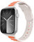 MoKo Cinturino Compatibile con Apple Watch Ultra 2 38mm 40mm 41mm per Uomo Donna, Cinturino di Ricambio Sportivi in Silicone per iWatch Apple Watch Serie 9 8 7 6 5 4 3 SE Ultra 2 1,Arancion/LuceStella