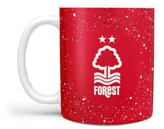 FOCO Offiziell lizenzierte Tasse mit Farbspritzern von Nottingham Forest FC