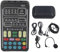 Sound Changer I9 Voice Changer Set Multifunktions-tragbare -Soundkarte für Game Anchor Aufnahmecomputer (Englische Version)