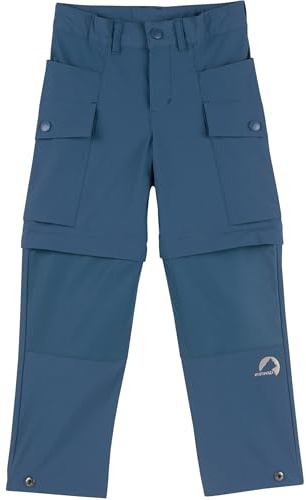 Finkid Kinder Orava Zip Hose, Denim, 134|140