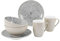 Cark - Juego de vajillas para 2 Personas - 6 Piezas，Set de vajillas para Lavavajilla y Microondas，Vajilla de Cerámica Premium, Moderno, para Cocina, Hogar o Restaurante,Juego se platos 6 Piezas