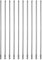 sourcing map 10pcs #2 Phillips Screwdriver Bit PH2 1/4 Hex Shank 12 (300mm) Long Magnetic S2 Steel Industrial Grade Screw Driver Bit Cross Head Electric Drill Bits 0.2 (5mm) Rod