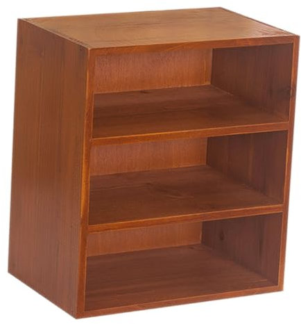 DOITOOL Petite Étagère De Bureau Support De Bois Organisateur De Rangement avec pour Tasses à Thé Et Produits De Maquillage