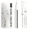 kit Pulizia Denti Ultrasuoni Professionale，Pulitore Dentale IPX6 Sensore Vibrazione Per Rimuovi Tartaro placca Macchie Orale con 4 Luce LED，3 Testine, 3 Accessori in Metallo, 5 Modalità Ricaricabile
