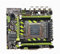 Jeenuuder X79 M.2 Placa Base Kit de Placa Base -Core PortáTil MultipropóSito E5 2680V2 2011 Pin 32GDDR3 Memoria RECC