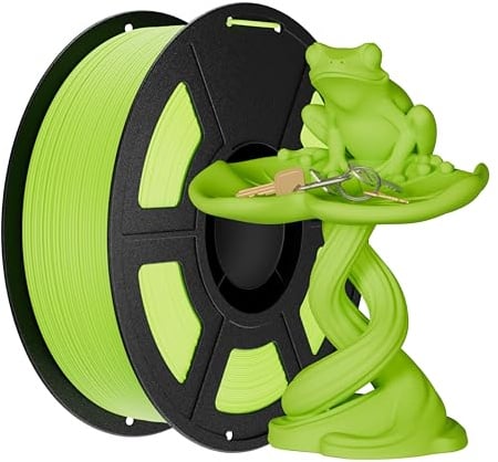 Conjure PLA+ Filament 1,75 mm Grün 1 kg für FDM 3D Drucker | PLA Plus mit erhöhter Zähigkeit und stabiler Schichthaftung, Sauber gewickelt, kompatibel mit FDM-Druckern, Grün