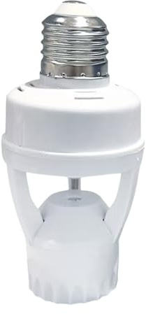 JTQYFI Intelligente Beleuchtungslösung Bewegungsmelder Lampensockel E27-LED Lampensockel Einfache Installation Für Verschiedene Innenräume Beleuchtung Mit Einstellbarer Empfindlichkeit