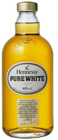 Hennessy Pure White Cognac, Premium French Brandy, 70cl Bottle, 40% ABV