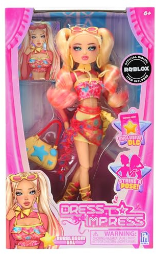 Dress To Impress Muñeca de Moda Bubblegum GAL, Serie 1, Onda 1