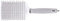 Olivia Garden Haar-Rundbürste Ceramic + Ion XL Pro, Vent Paddle Bürste, 13-reihig