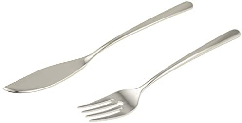 Zwilling NOVA 2-TLG. Fischbesteck aus Edelstahl, Silber, 2 Sets à 2 Teile, Spülmaschinenfest