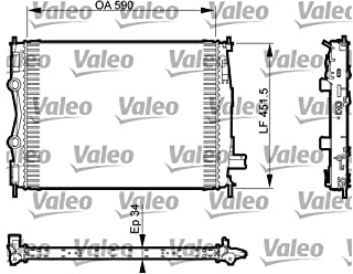 Valeo Kühler Motorkühlung 735380 | Kompatibel mit: NISSAN QASHQAI / QASHQAI +2 I
