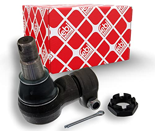 febi bilstein 39658 Ball Joint for steering hydraulic cylinder with castle nut and cotter pin, pack of one