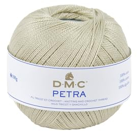 DMC - Petra - Filato da maglia e uncinetto | 100% cotone - Ideale per abbigliamento, baby, accessori e decorazione casa