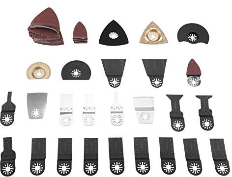 Metall Multifunktionswerkzeug Zubehör, 100 Stück Multitool Sägeblätter Oszillierwerkzeug Oszillierendes Sägeblatt Set für Fein