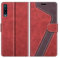 MOBESV Hülle für Samsung Galaxy A7 2018 Handyhülle, Lederhülle mit Kartenfach, Klapphülle mit Ständer, Flip Case Handytasche Schutzhülle, Modisch Rot