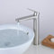 Robinet Salle De Bain, Moderne Robinet Mitigeur Lavabo en Laiton, Finition Mate/Nickel Brossé (Haut)