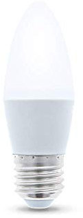 E14 C37 6W LED Glühbirne Kerzenform Leuchtmittel 480 Lumen Ersetzt 40W Glühbirne Energiesparlampe 3000K Warmweiß