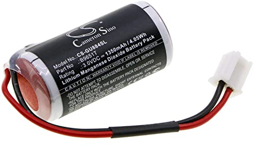TCTK Akku 1350mAh Kompatibel mit [Texas Instruments] 305, 305-BATT, 315, 325, 405, 435, RB-5, für [Gould] 884, 984X-008, ASC11/BASIC, B885, MA-8234-000, S929, für [Modicon] 884, 984X, 984X-008, ASC