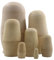 STOBOK Matroschka Rohling Holz Doll Puppen: Holz Babuschka 7 Schichten DIY Bemalen Basteln Russische Holzpuppen Holzspielzeug Zuhause Dekoration Spielzeug Weihnachten Geburtstag Festival Geschenk
