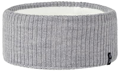 Enter the Complex® Fascia per Capelli in Lana Merino per Donna, Morbida e Elegante, Grigio Chiaro