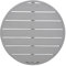 Bolero Aluminium Runde Tischplatte Hellgrau 580mm