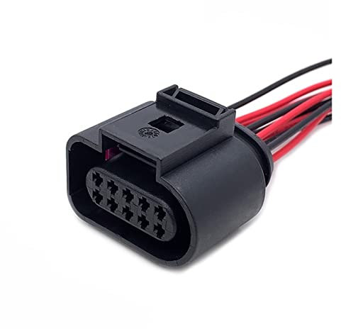 TACOON 2 – 14 Pin 1,5 mm Adapter kompatibel mit automatischer Spule Elektrostecker wasserdicht Verkabelung Stecker kompatibel mit Horn mit Kabel 1J0973702 1J0973703 (10P 1J0973715)