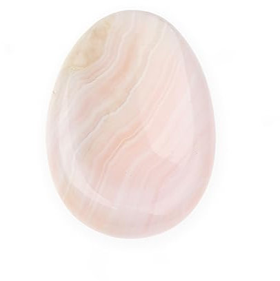 NKlaus Daumenstein Calcit rosa Mangano Edelstein 5x3,5cm Heilwirkung Handschmeichler 14871