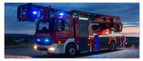 Tapete Vlies 250x104cm Feuerwehrauto mit Sirene Nr. H8854M_TV5BI