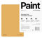 Hemway - Peel & Stick Sample for Our Chalk Based Furniture Matt Paint - Soft Sunshine Yellow | A5 Damage-Free, Accurate Colour Swatch | Test Our Chalky Matt Shabby Chic Finishes for Interior Decor