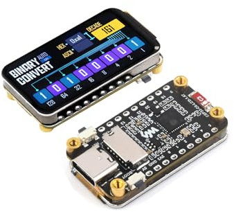 ESP32-C6 1.47 Zoll LCD Display Entwicklungsboard, ESP32 mit 1.47 Zoll Bildschirm 172×320 262K Farbdisplay, mit Farbenfrohen RGB LED, Unterstützung 2.4GHz Wi-Fi 6 & Bluetooth 5, 4MB Flash