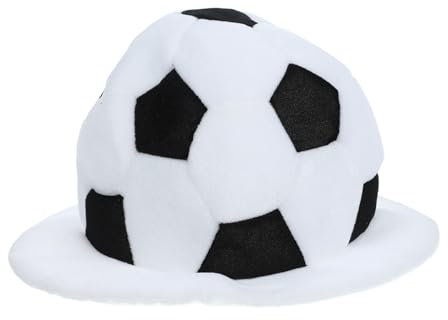 Kisangel Fußball-fanmütze Weich Atmungsaktiv Leicht Verformbar Dekorativ Für Fußballfans Festival Spieltag Unverzichtbares Sporthut Geschenk Fußballliebhaber