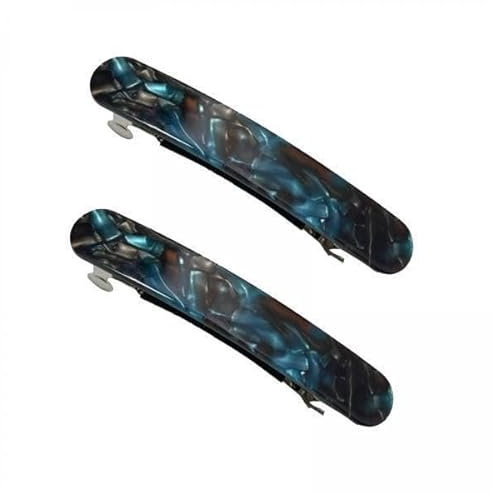 Qianly 6x Mollette per Capelli Da 2 Pezzi per Donna Accessori per Capelli Classici in Acetato Morsetti per Capelli